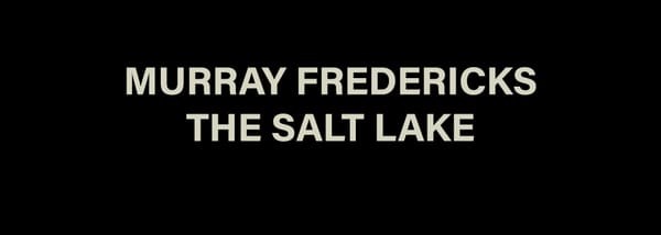 Murray Fredericks: The Salt Lake