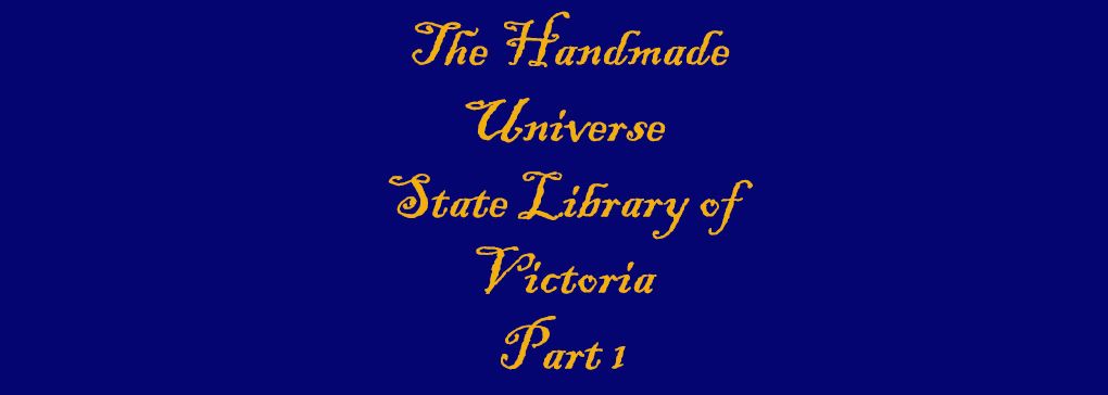State Library Victoria Handmade Universe exhibition features knitted map of  the stars
